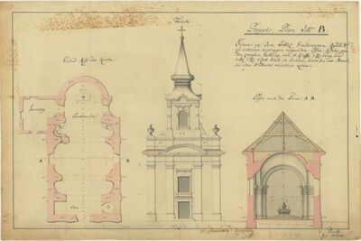 Projects Plan Litt B. Einer in dem Löblie. Gradiscaner Rgmts.