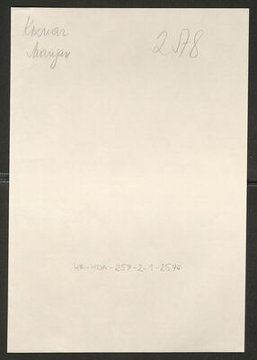 Krznar, Marijan, 3.8.1905. Policijski karton