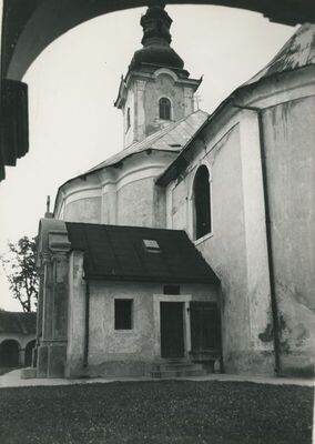 Trški Vrh (Krapina) - Crkva Majke Božje Jeruzalemske, vanjština, detalj