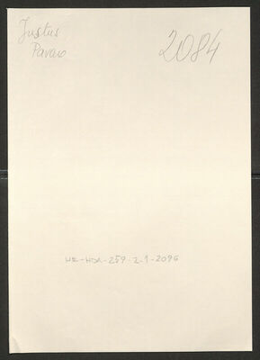 Justus, Pavao, 18.2.1897. Policijski karton