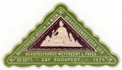 Nordpolfahrer Payer v. Weyprecht CAP BUDAPEST
