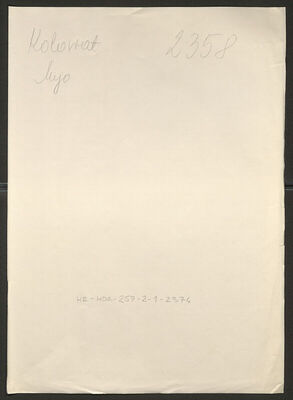 Kolovrat, Mijo, 26.4.1924. Policijski karton