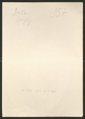 Dezsö (Deže), Gergely, 15.5.1905. Policijski karton