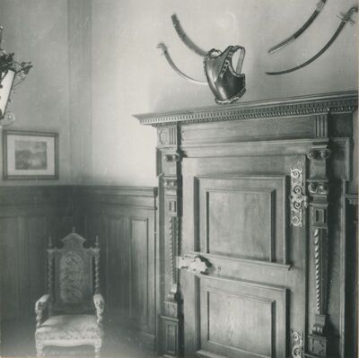 Trakošćan - dvorac, predvorje biblioteke