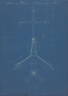 Crkva sv. Blaža, toranj/studija križa tornja