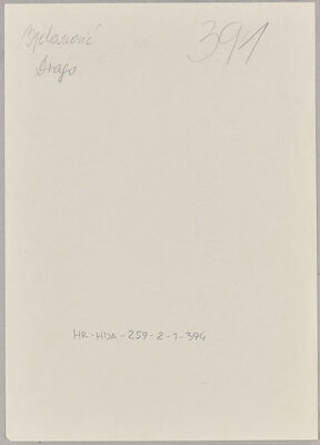 Bjelanović, Drago, 28.8.1914. Policijski karton