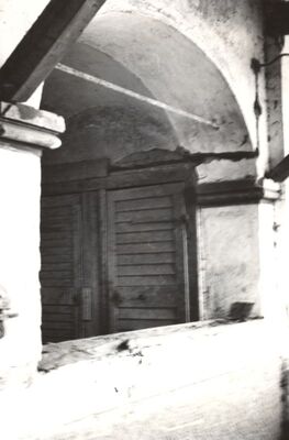 Kraj Donji - Gospodarska zgrada, detalj trijema