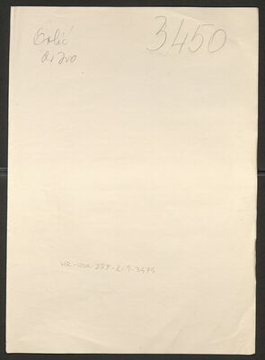 Orlić, Ivo, 10.8.1881. Policijski karton