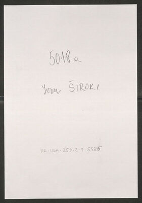 Široki, Ivan, 23.4.1907. Policijski karton