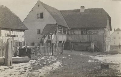 Cvetković - Tradicijska kuća, ulazno pročelje