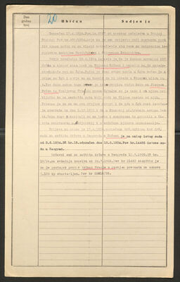 Rožman, Franjo, 1896. Policijski karton