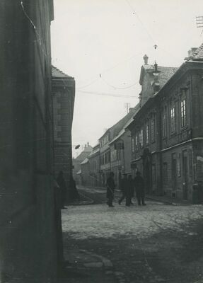 Varaždin - Pogled u današnju Draškovićevu ulicu