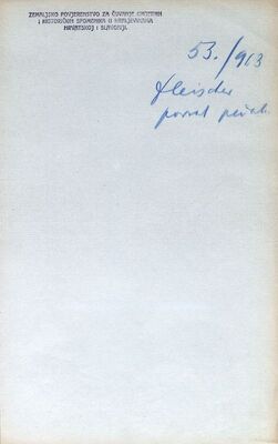 Gustav Fleischer, povrat pečata