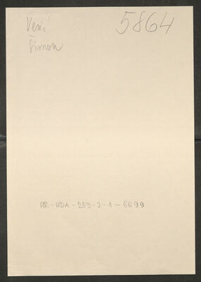 Verić, Šimun, 24.10.1888. Policijski karton