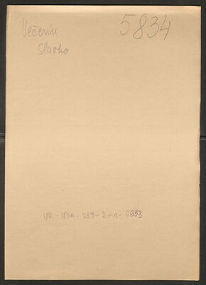 Večerin, Slavko, 18.6.1894. Policijski karton