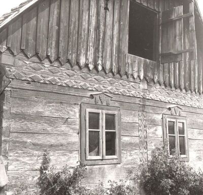 Lukavec - Tradicijska drvena prizemnica, detalj