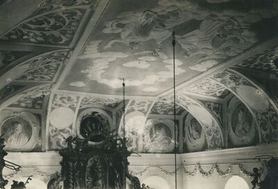 Klenovnik - kapela sv. Antuna u dvorcu, detalj stropa