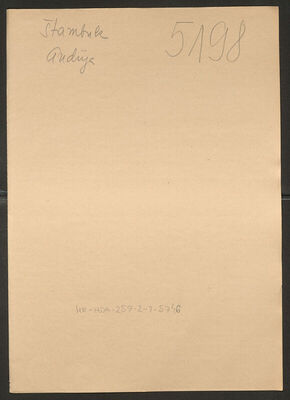 Štambuk, Andrija, 1876. Policijski karton