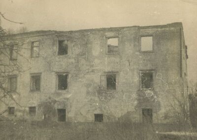 Ivanec - Stari grad, zapadno pročelje