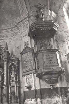 Posavski Bregi - Crkva sv. Maksimilijana, propovjedaonica