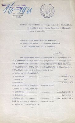 Povjerenstvo, obračun troškova; Krk - Kulturno-povijesna urbanistička cjelina grada Krka, prenamjena kule