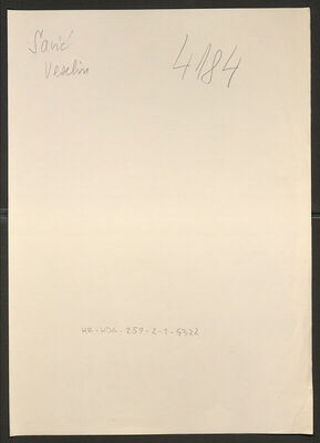 Savić, Veselin. Policijski karton