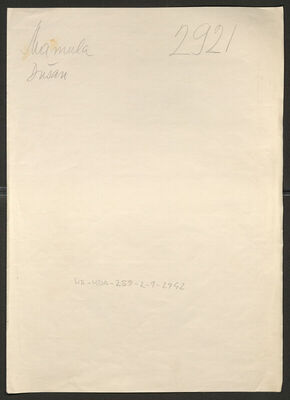 Mamula, Dušan, 20.5.1907. Policijski karton