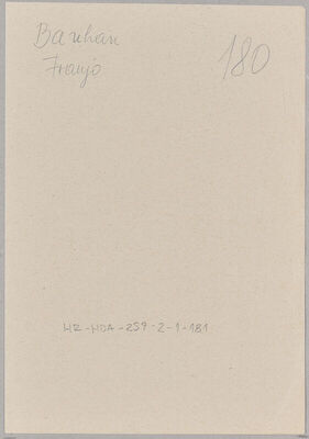 Bauhan, Franjo. Policijski karton