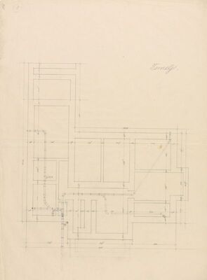 Vila Breyer, tlocrt temelja