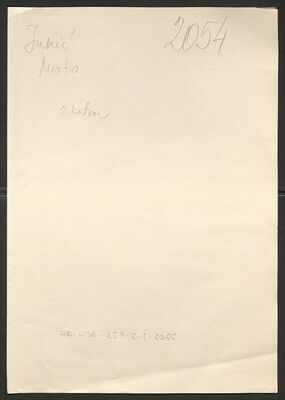 Jukić, Mato, 6.5.1898. Policijski karton