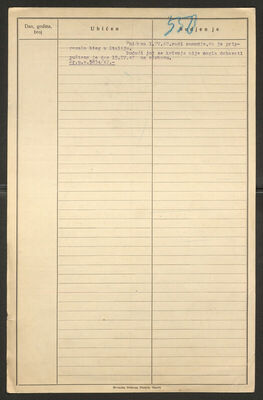 Schilinger, Greta, 20.12.1891. Policijski karton