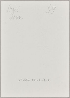 Anić, Ivan, 1.11.1903. Policijski karton