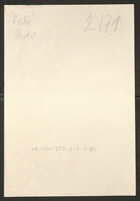 Katić, Pavao, 30.12.1908. Policijski karton