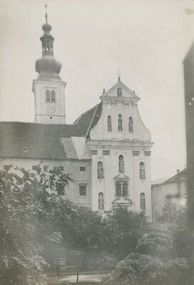 Lepoglava - Crkva Bogorodice, zapadno pročelje