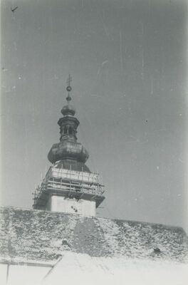 Lepoglava - Župna crkva, radovi na tornju