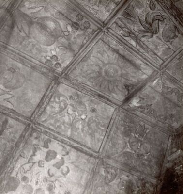 Lijevi Štefanki - Crkva sv. Jurja, unutrašnjost, detalj stropa