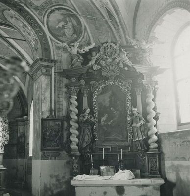 Klenovnik - župna crkva Presvetog Trojstva, oltar sv. Ane