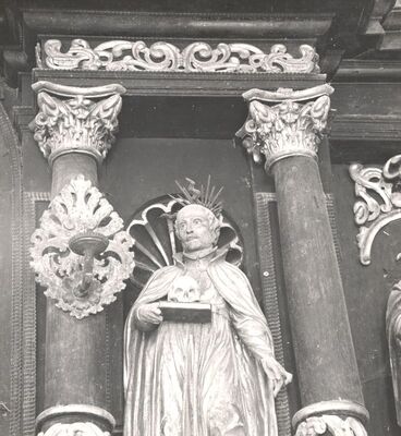 Gornji Tkalec - Kapela Uznesenja Blažene Djevice Marije, detalj glavnog oltara