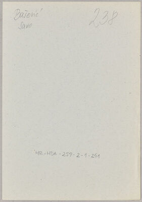 Bašović, Savo, 27.1.1914. Policijski karton