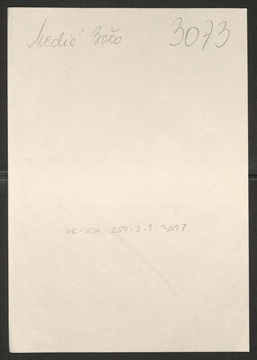 Medić, Božo, 1904. Policijski karton