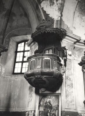 Donja Kupčina - Župna crkva sv. Marije Magdalene, propovjedaonica