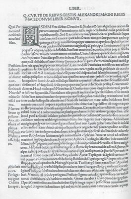 Q. Curtii libros De rebus gestis Alexandri Magni regis Macedonum acuratissime castigatos ab eruditissimo viro Bartholomaeo merula