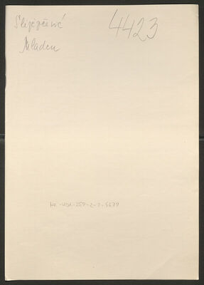 Slijepčević, Mladen, 5.11.1914. Policijski karton