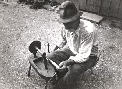 Kobilić - Namatanje pređe