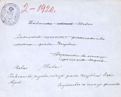 Konjščina - Kaštel Konjskih, zabrana rušenja starog grada