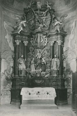 Belec (Zlatar) - Crkva sv. Marije Snježne, oltar sv. Ružarije
