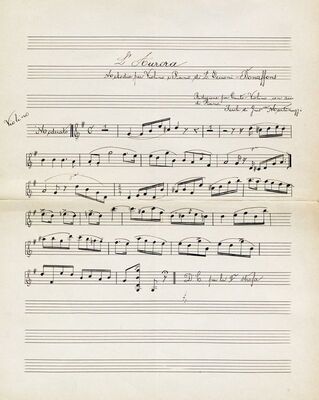 L’Aurora = Zora, note