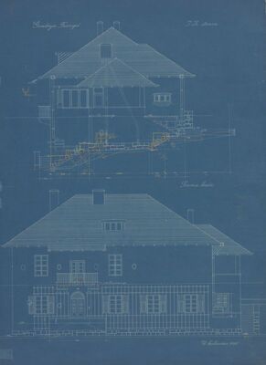 Vila Frangeš, mansarda/detalji/prozori, vrata, krovište