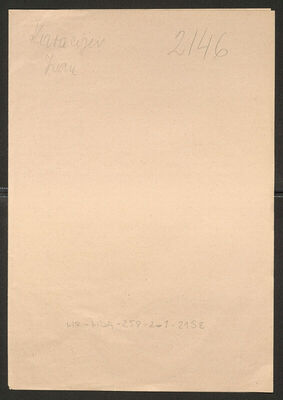 Karacijev, Ivan. Policijski karton