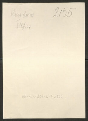 Kardum, štefica, 10.3.1910. Policijski karton